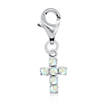 Cross Shaped Silver Charms CH-54